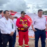 Gobernador busca solucionar problemática de hospital, puente y colegio en Picota