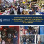 Se incautó más de 100 mil dólares por contrabando y 224 mil soles en productos piratas, de enero a junio del año 2023, en San Martín