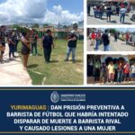 Dan prisión preventiva a barrista de fútbol que habria intentado disparar de muerte a barrista