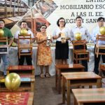 Goresam entrega mobiliario escolar a institución educativa del centro poblado Alianza – Lamas