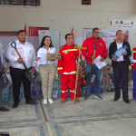 Goresam entrega donativos recaudados en campaña a favor de los bomberos