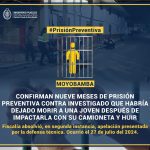 Confirman nueve meses de prisión preventiva contra investigado que habría dejado morir a una joven