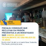 Fiscalía consiguió que recluyan en prisión preventiva a un investigado que habría abusado sexualmente de una mujer de 78 años