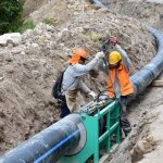 Continúan trabajos en la captación Juninguillo para garantizar el abastecimiento de agua en Moyobamba