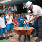 Goresam inicia reparación de la losa deportiva y construcción de techo en la I.E. 315 de Tarapoto