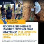 Rescatan restos óseos de una mujer reportada como desaparecida, en el cementerio municipal del distrito de Habana