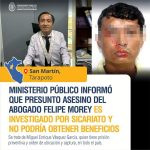 Presunto asesino del abogado Felipe Morey es investigado por sicariato y no podría obtener beneficios