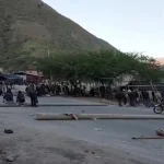 Carretera Fernando Belaunde Terry permanece bloqueada por más de 18 horas en el primer día de paro regional