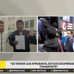 Congreso: tras reunión con dirigentes, acuerdan que se declare en estado de emergencia el transporte público