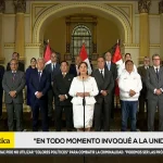 Dina Boluarte se pronunció tras ser vacada: «En todo momento invoqué a la unidad»