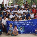Gobernador Walter Grundel inspecciona obra educativa en Tabalosos