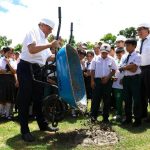 Gobernador regional anuncia nuevas obras para Juanjuí durante colocación de primera piedra