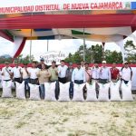 Proyecto Arroz entrega semillas certificadas de la variedad INIA 509 LA ESPERANZA en Nueva Cajamarca