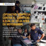 Fiscalia y autoridades detectan posible comercio ilegal de celulares en Moyobamba