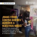 Prisión preventiva contra causante de agresión contra menor de edad