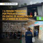 Prisión preventiva para siete investigados por presunta violación y homicidio