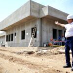 Gobernador regional supervisa por segunda vez el avance del Centro de Salud I-IV de Tabalosos