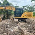 Maquinaria regional atiende zonas afectadas por lluvias intensas en San Martín