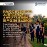 Fiscalía de familia impulsa proceso de adopción con carta que habla directamente a los niños