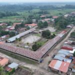 GORESAM inicia construcción de coberturas metálicas para losas deportivas en Villa Pueblo Libre