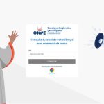ONPE publica consulta de locales de votación para las elecciones regionales y municipales
